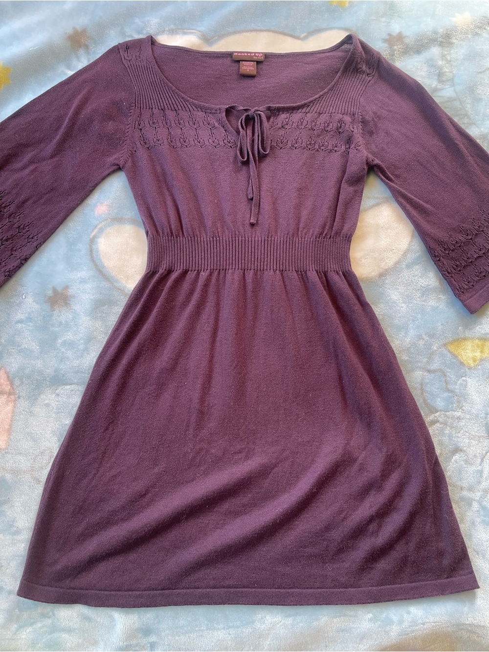 Hooked up by lot women’s Dress dark purple